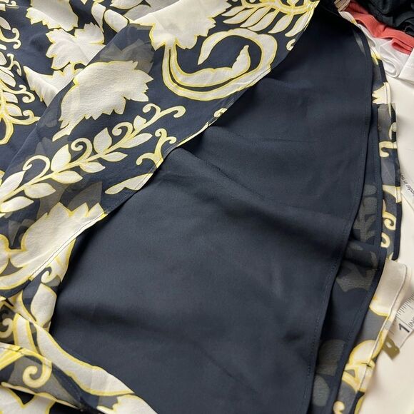 Ann Taylor Silk Strapless Dress Floral Empire Line Summer Party Wedding Guest - Picture 14 of 15